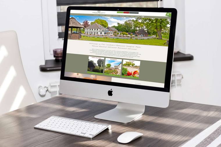 mobiles Webdesign für Hotel & Restaurant Strengliner Mühle