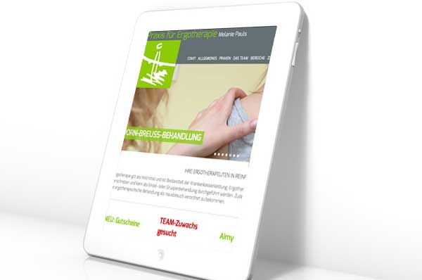 webdesign für Ergotherapie